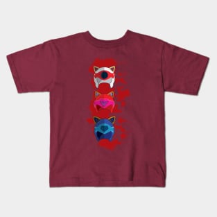 Samurai Pizza Cats Kids T-Shirt